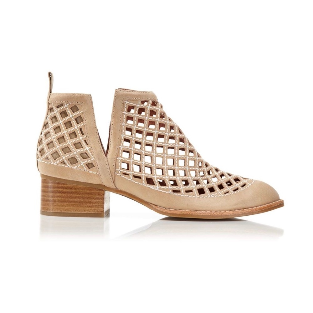 Jeffrey Campbell Leather Perf Bootie